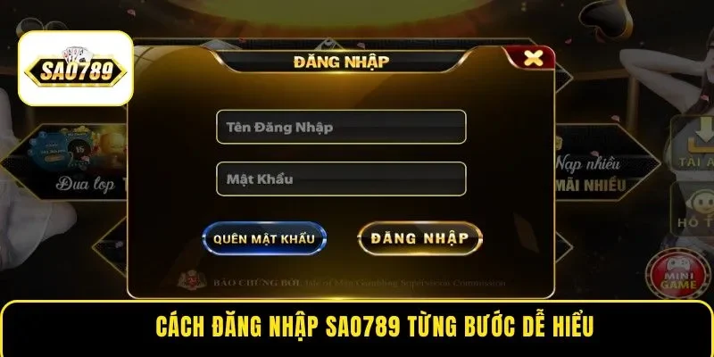 Cách đăng nhập Sao789 từng bước dễ hiểu